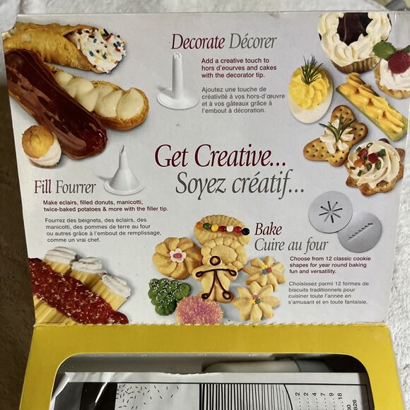 Hamilton Beach 80080 Cordless Cookie Press Dessert & Food Decorator New Open Box - Picture 9 of 9